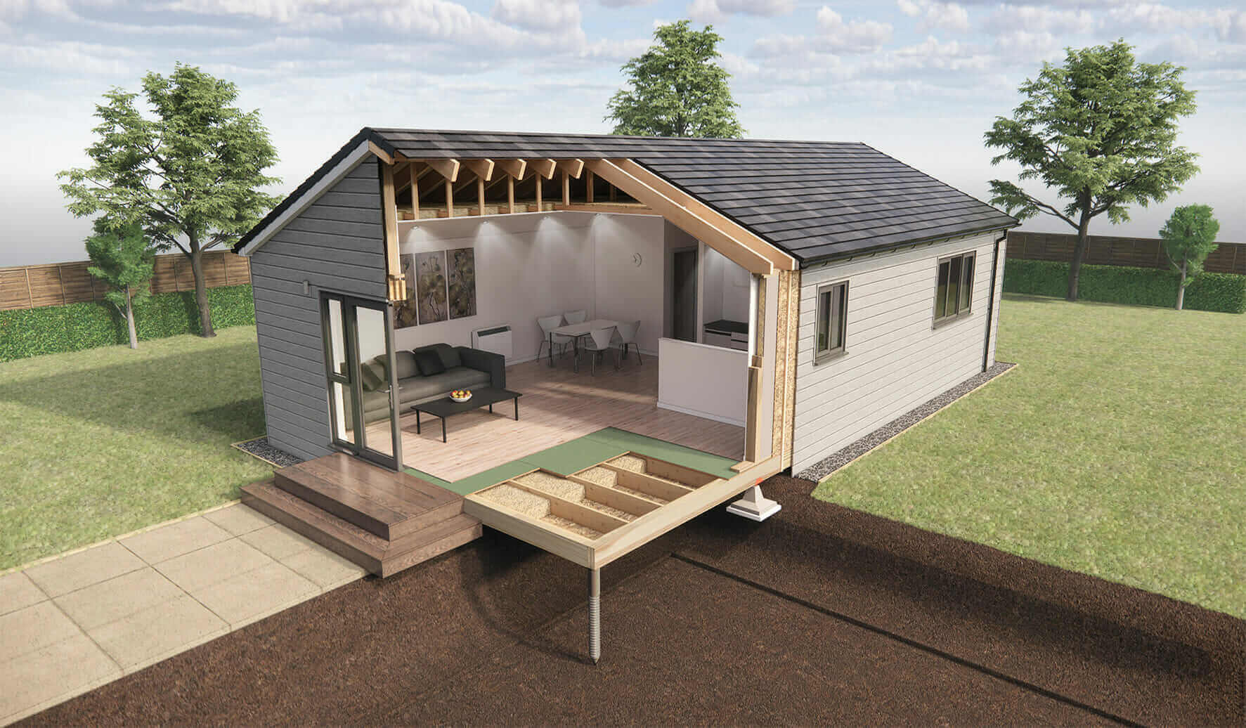 Cutaway Grany Annexe Specification